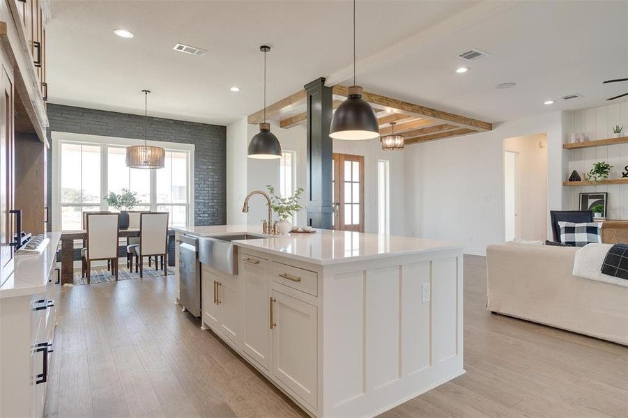 Furnished interior view inside a new home in Aledo Heights, Aledo (Image 13). Furnished interior view inside a new home in Aledo Heights, Aledo (Image 13).