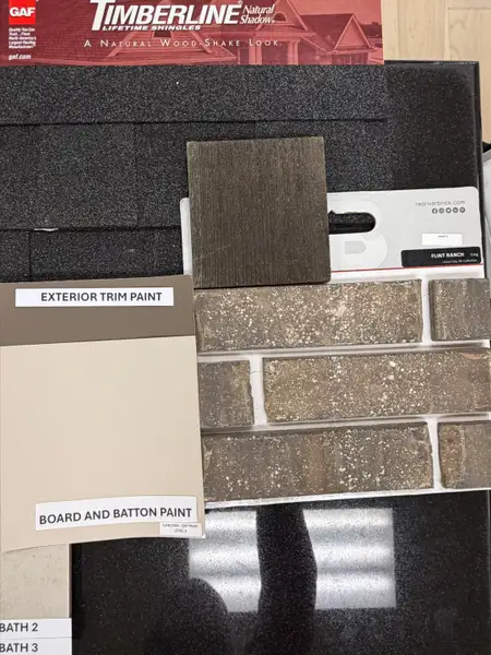Sample of building materials used in homes in Arbor Oaks, Boyd (Image 4).