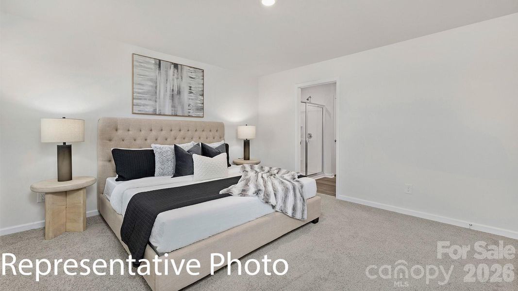 Furnished interior view inside a new home in Fergus Crossing, York (Image 11).