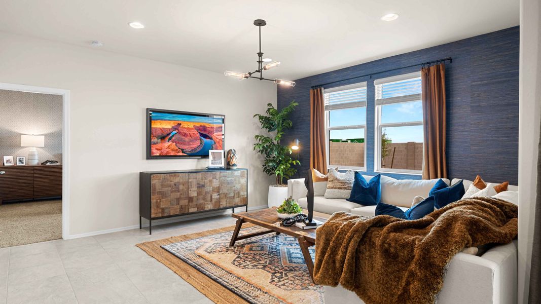 Furnished interior view inside a new home in Sorrento, Maricopa (Image 11).