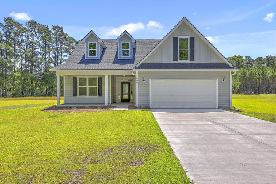 Front exterior of a new home in , Dorchester, SC, highlighting curb appeal (Image 25).