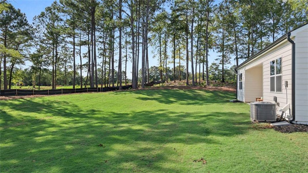 Front exterior of a new home in Bridle Creek, Locust Grove, GA, highlighting curb appeal (Image 21).