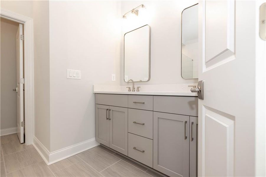 Furnished interior view inside a new home in Byers Park, Alpharetta (Image 10).