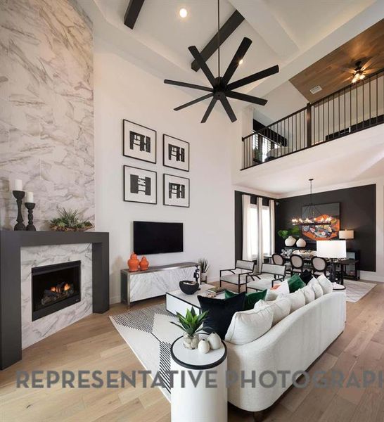 Furnished interior view inside a new home in Star Trail: 55ft. lots, Prosper (Image 35). Furnished interior view inside a new home in Star Trail: 55ft. lots, Prosper (Image 35).