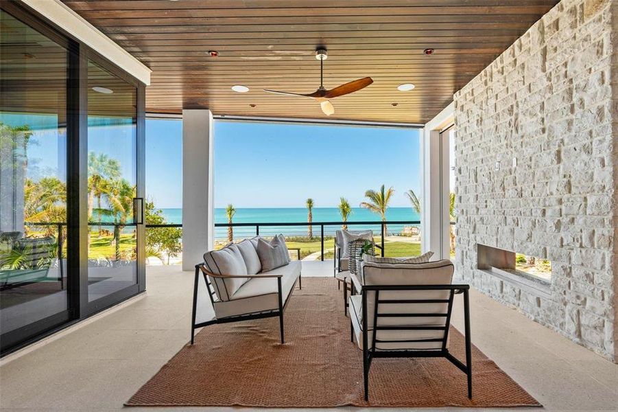 Exterior details and patio area of a home in , Sarasota (Image 31).