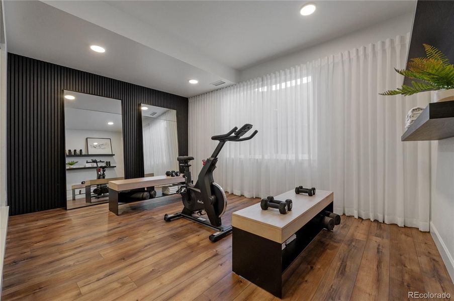 Furnished interior view inside a new home in , Parker (Image 36).