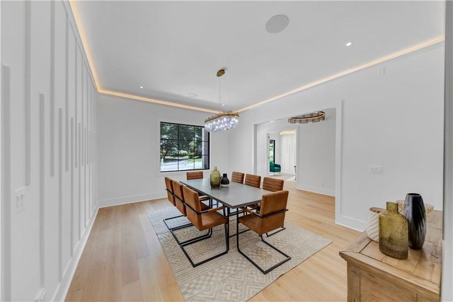 Furnished interior view inside a new home in , Marietta (Image 38).