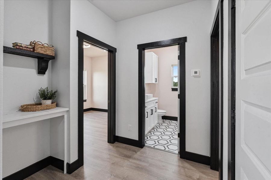 Hall way/(homework area) between 2nd and 3rd Bedroom