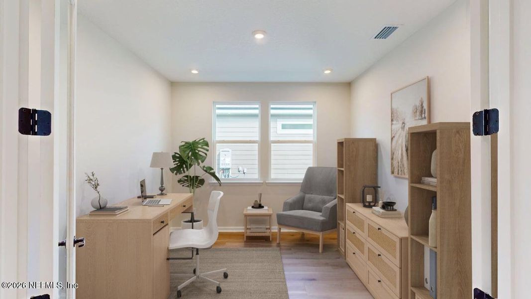 Furnished interior view inside a new home in RiverTown, St. Johns (Image 9).