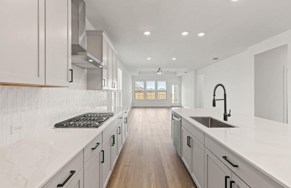 Furnished interior view inside a new home in Santa Rita Ranch, Liberty Hill (Image 12).