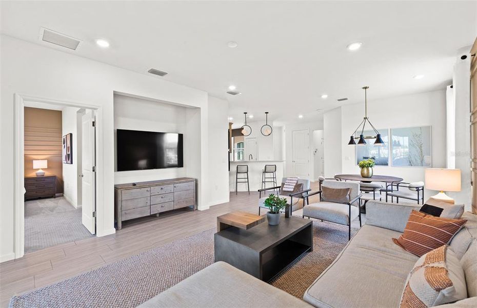 Furnished interior view inside a new home in BeachWalk by Manasota Key, Englewood (Image 18).