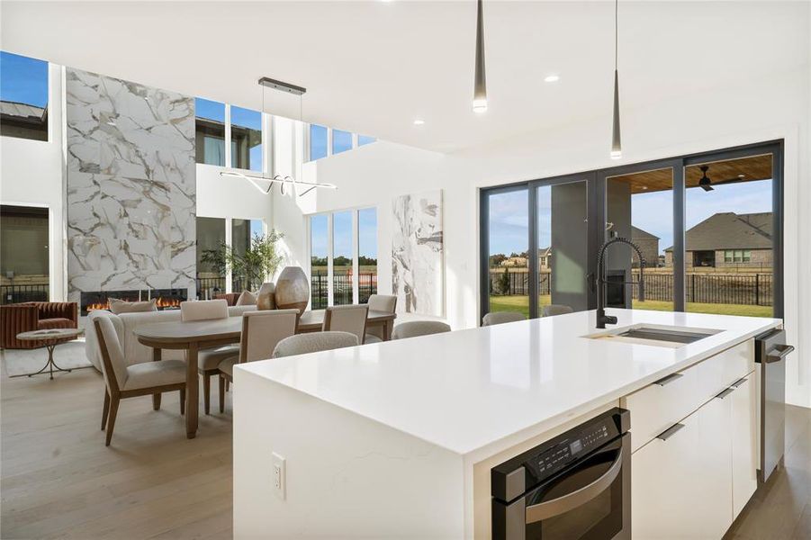 Furnished interior view inside a new home in , Heath (Image 7).