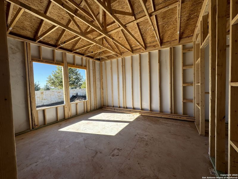 In-progress construction of a new home in Enclave at Hennersby Hollow 50's, San Antonio, TX (Image 18).