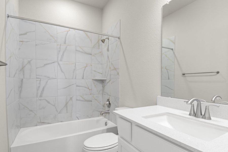 Furnished interior view inside a new home in Sonterra, Jarrell (Image 11).