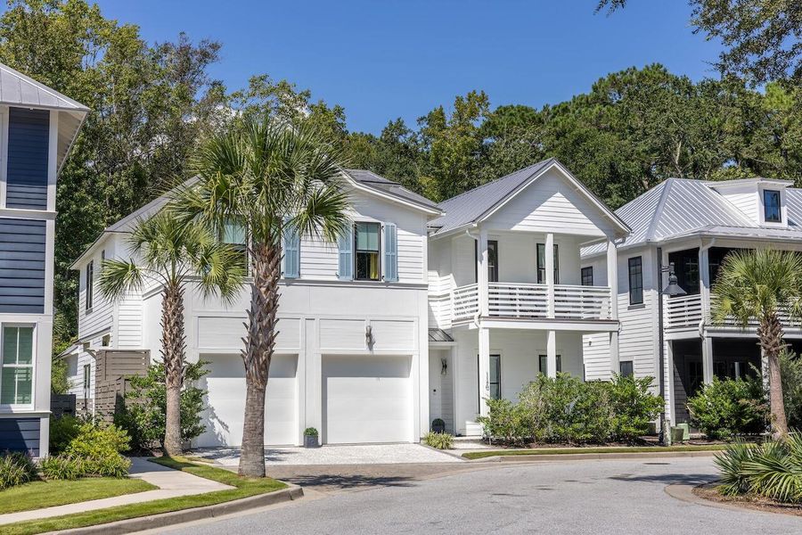 Front exterior of a new home in , Mount Pleasant, SC, highlighting curb appeal (Image 19). Front exterior of a new home in , Mount Pleasant, SC, highlighting curb appeal (Image 19).