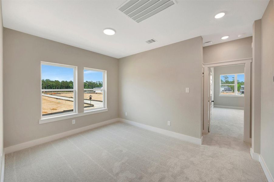 Spacious, unfurnished interior of a new home in Two Step Farm - Cottages Row Collection, Montgomery (Image 28). Spacious, unfurnished interior of a new home in Two Step Farm - Cottages Row Collection, Montgomery (Image 28).