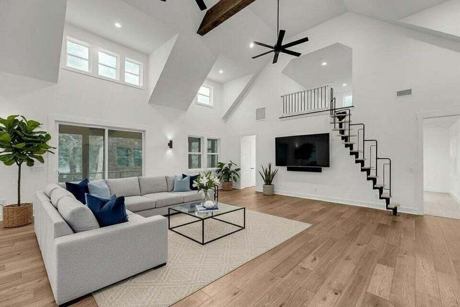 Furnished interior view inside a new home in , Johns Island (Image 37).