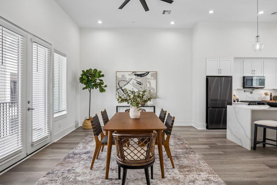 Furnished interior view inside a new home in , Houston (Image 19). Furnished interior view inside a new home in , Houston (Image 19).