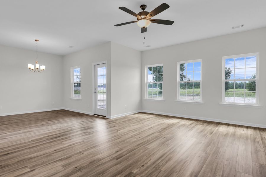 Representative unfurnished interior of a home built from the The Trask by RTS Homes in Tibet Road at Sassafras, Allenhurst (Image 17).