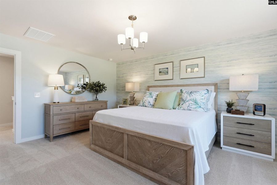 Furnished interior view inside a new home in Boykin Hills, Chapin (Image 24).