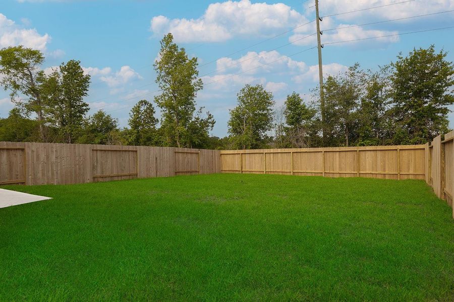 Exterior details and patio area of a home in , Magnolia (Image 3).