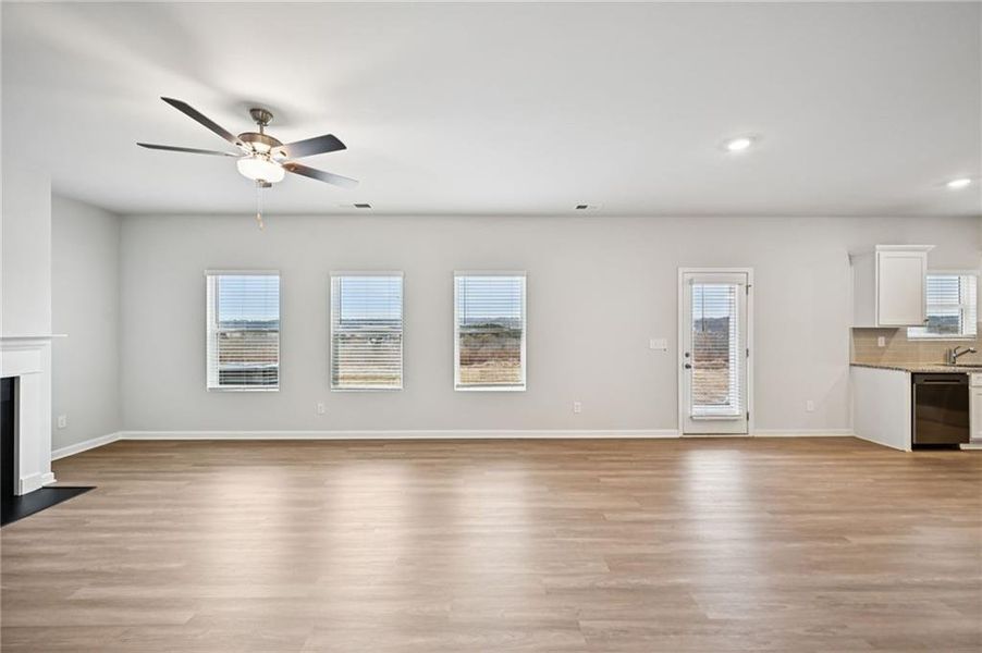 Spacious, unfurnished interior of a new home in The Hills at Cedar Creek, Winder (Image 23).