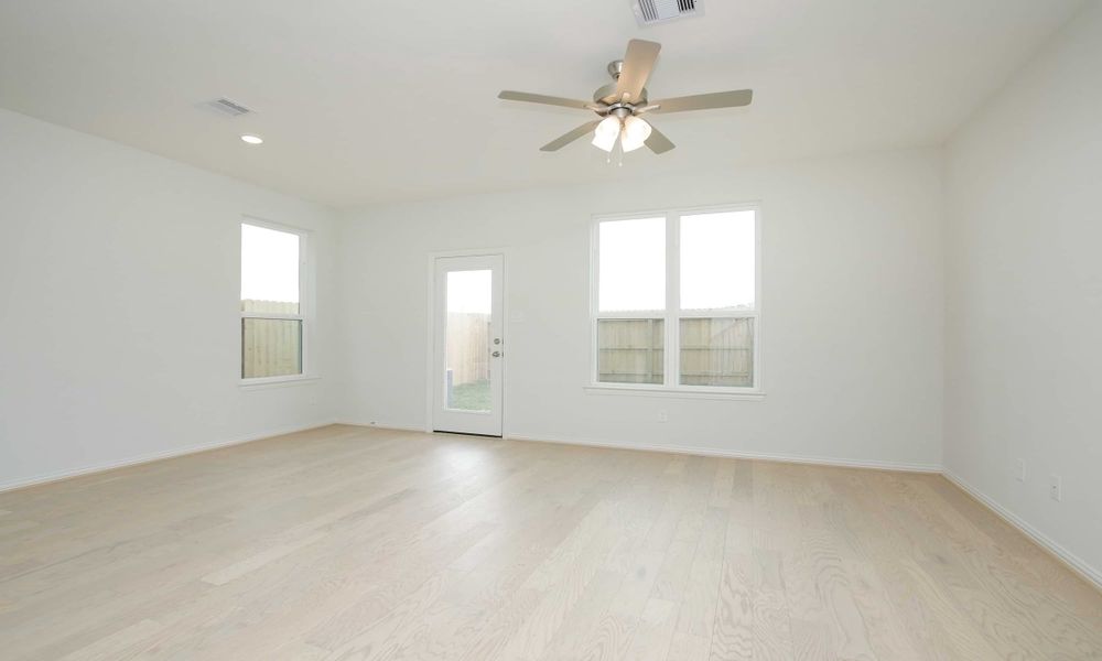 Representative unfurnished interior of a home built from the Lexington Series - Addison by Brightland Homes in Beamer Villas, Friendswood (Image 21). Representative unfurnished interior of a home built from the Lexington Series - Addison by Brightland Homes in Beamer Villas, Friendswood (Image 21).