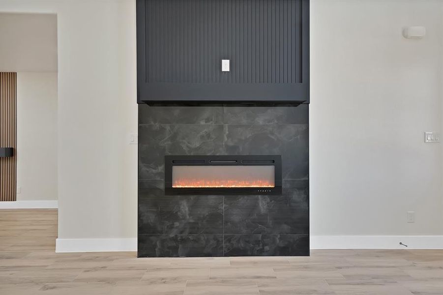 Close-up of interior finishes inside a home in , Fort Worth (Image 15).