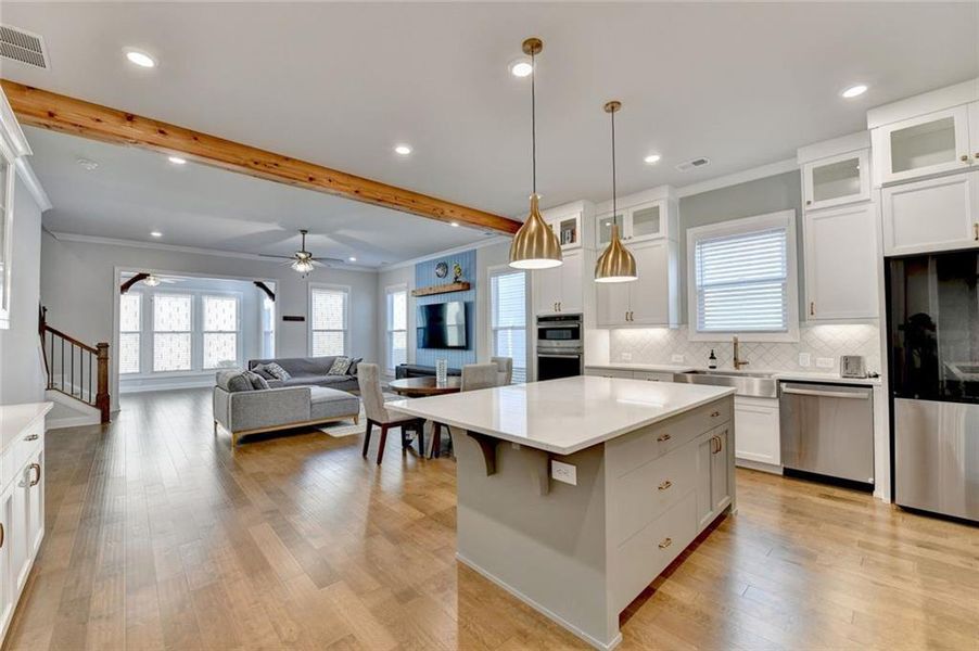 Furnished interior view inside a new home in , Duluth (Image 11).