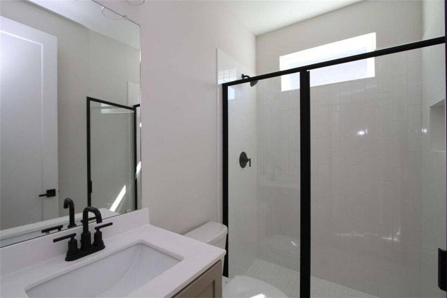 Furnished interior view inside a new home in Settingdown Farms, Cumming (Image 7).