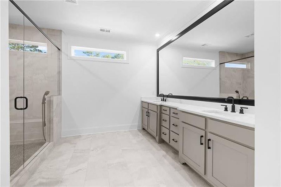 Furnished interior view inside a new home in Livingstone Park, Kennesaw (Image 14).