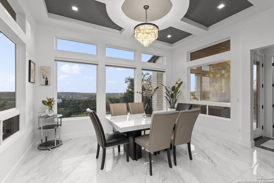 Furnished interior view inside a new home in , Spring Branch (Image 24).