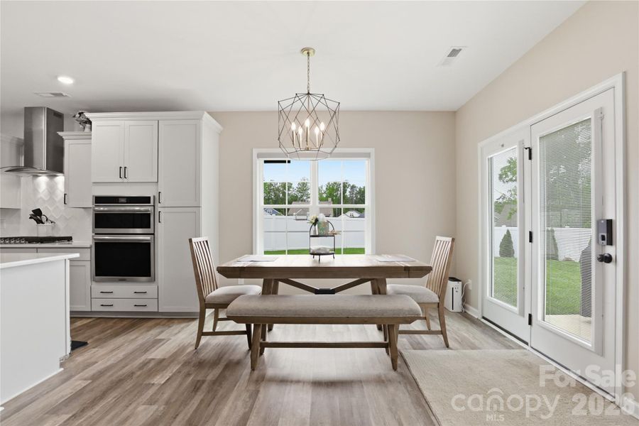 Furnished interior view inside a new home in , Advance (Image 12).