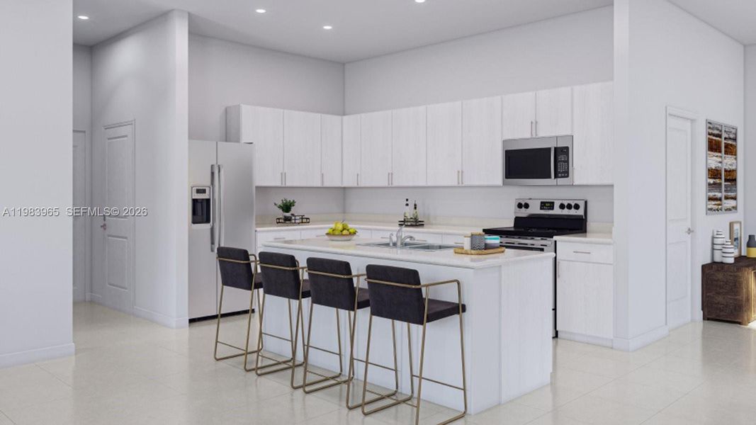 Furnished interior view inside a new home in Acacia Groves, Miami (Image 4).