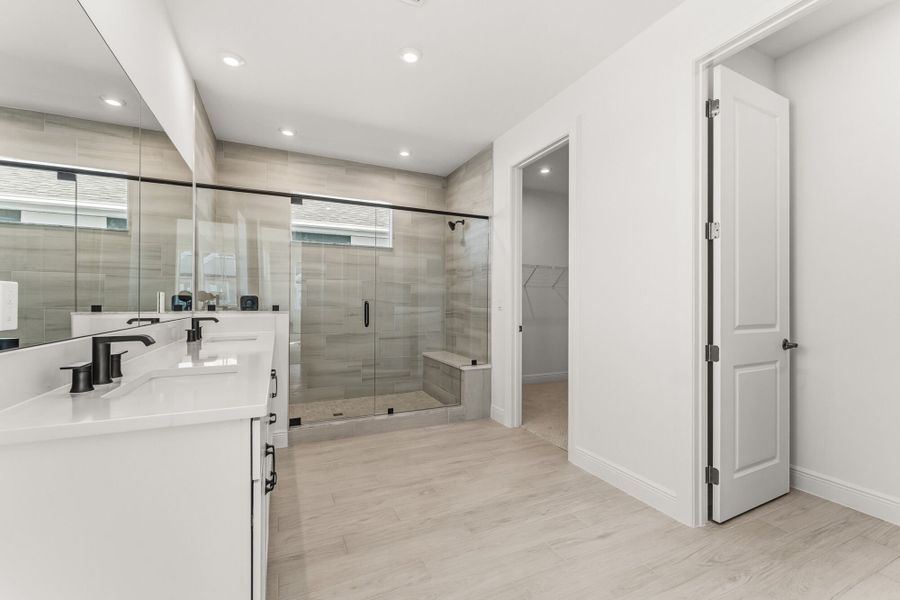 Representative furnished interior of a home built from the Marigold by Mattamy Homes in Newfield - Rosette Park, Palm City (Image 8).