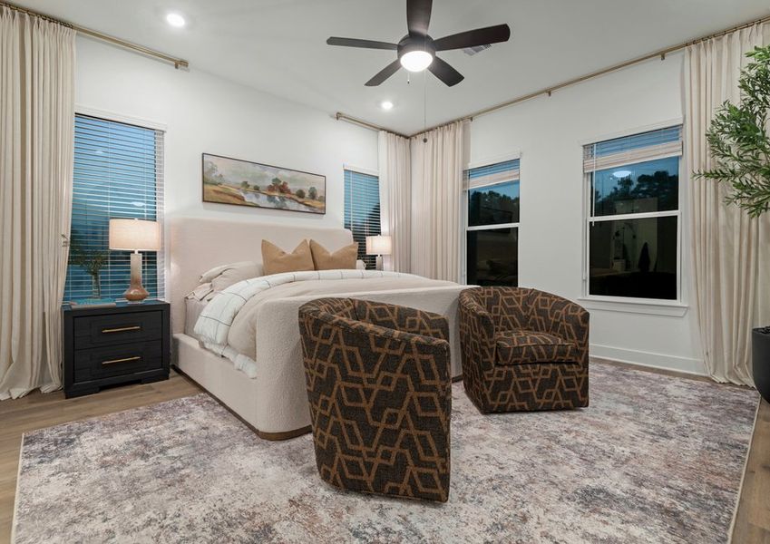 The primary bedroom is incredible. The primary bedroom is incredible.