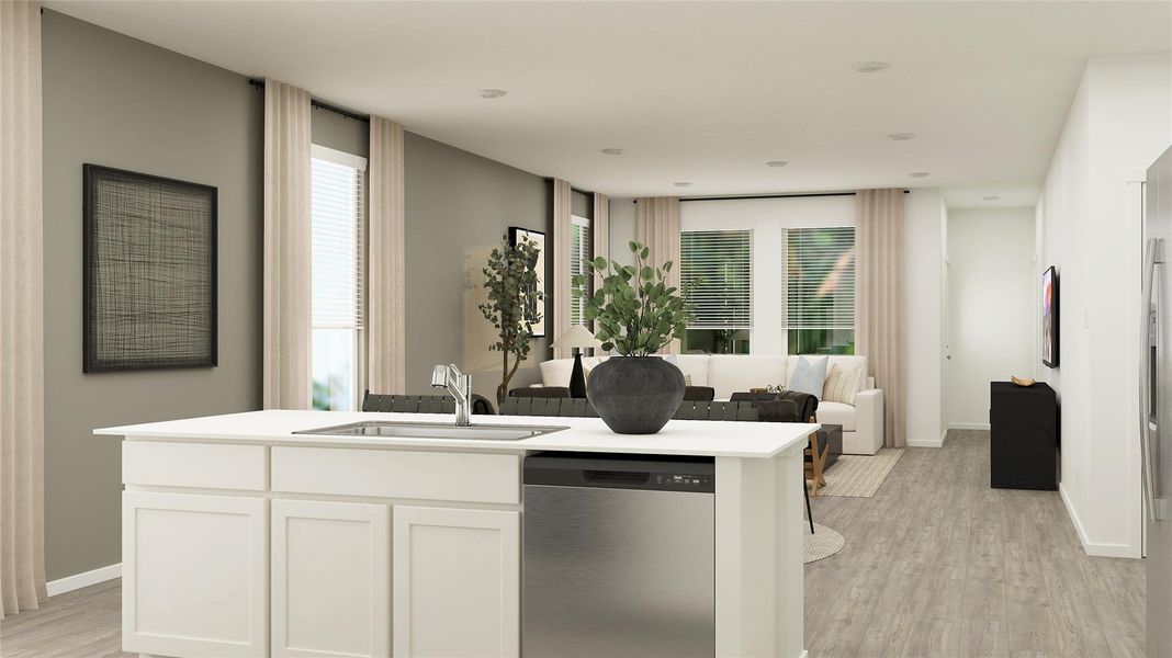 Furnished interior view inside a new home in Elm Creek, Elgin (Image 25). Furnished interior view inside a new home in Elm Creek, Elgin (Image 25).