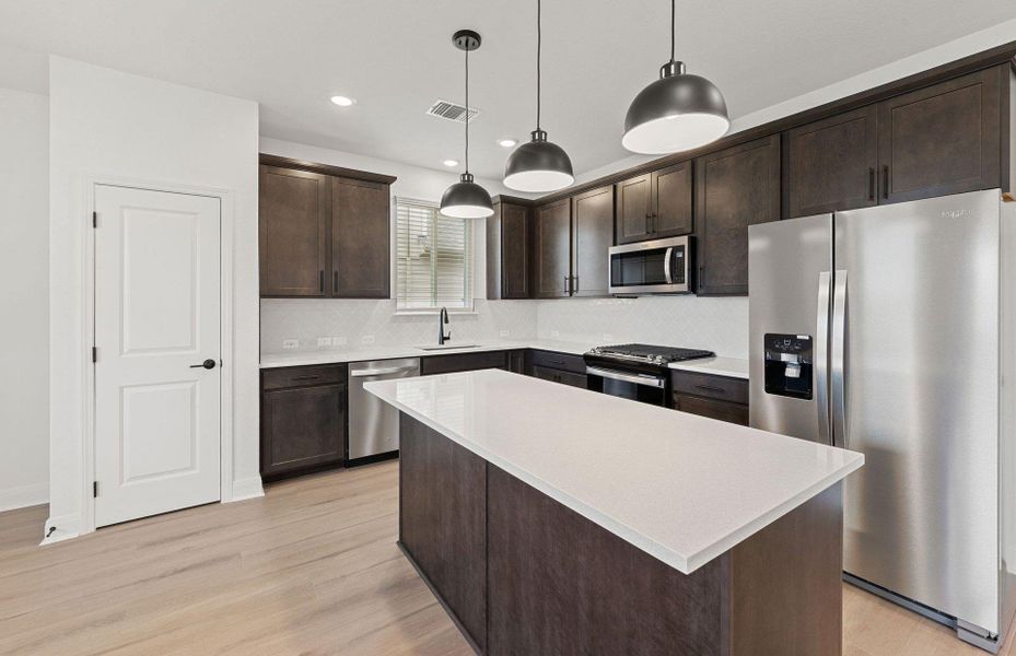 Furnished interior view inside a new home in Patterson Ranch, Georgetown (Image 6).