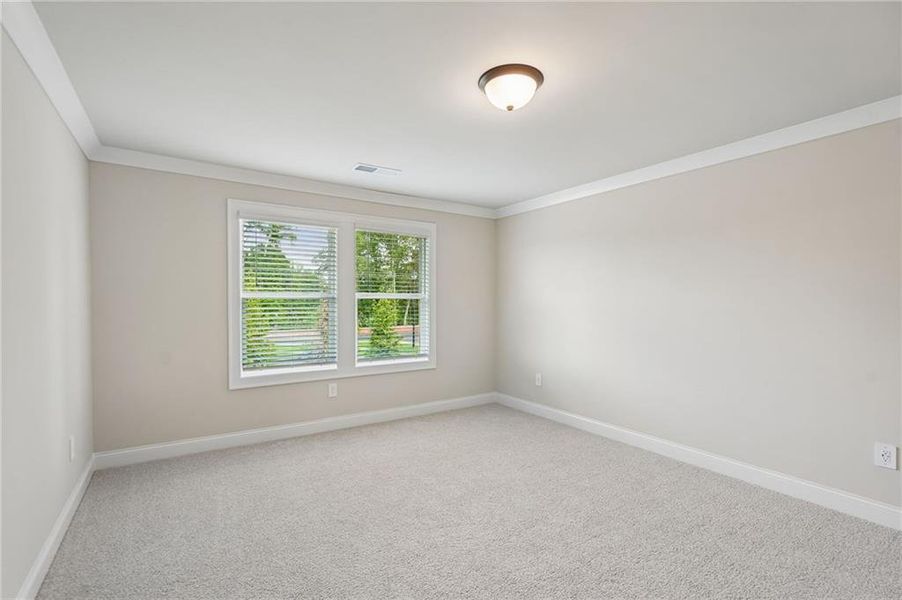 Spacious, unfurnished interior of a new home in Vines at Mill Creek - Estate Series, Braselton (Image 33). Spacious, unfurnished interior of a new home in Vines at Mill Creek - Estate Series, Braselton (Image 33).