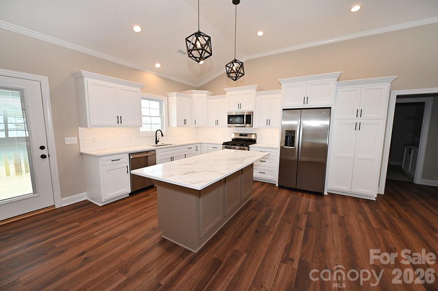 Furnished interior view inside a new home in , Hickory (Image 16).