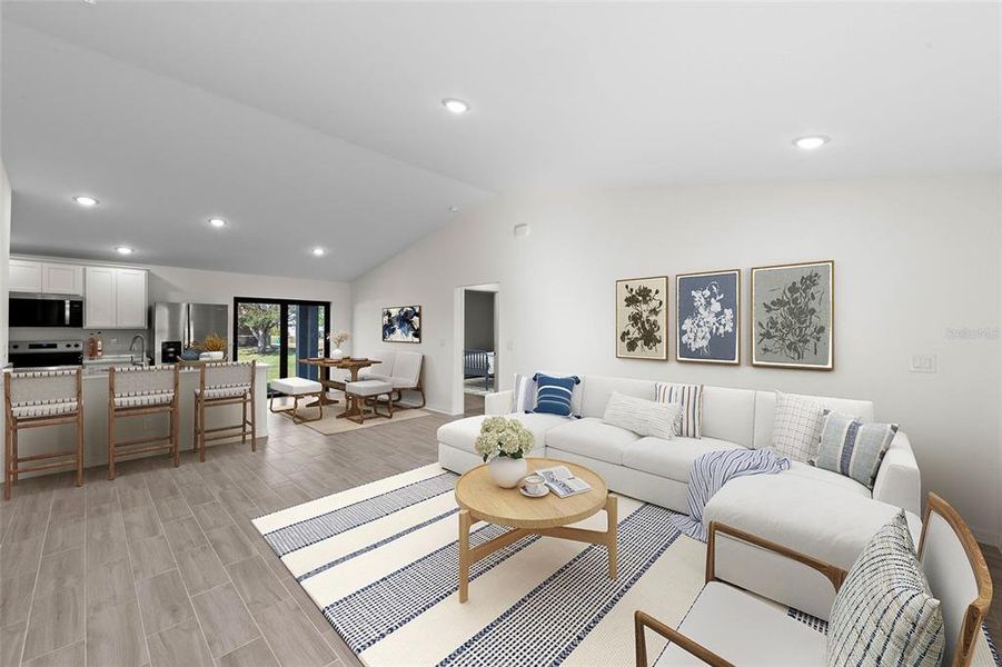 Furnished interior view inside a new home in , Port Charlotte (Image 3).