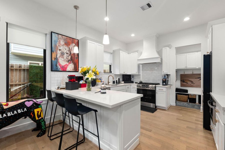 Furnished interior view inside a new home in Timbergrove Trails, Houston (Image 20).
