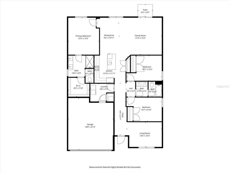 2D floor plan layout of this home in Marion Ridge, Haines City, FL (Image 5). 2D floor plan layout of this home in Marion Ridge, Haines City, FL (Image 5).