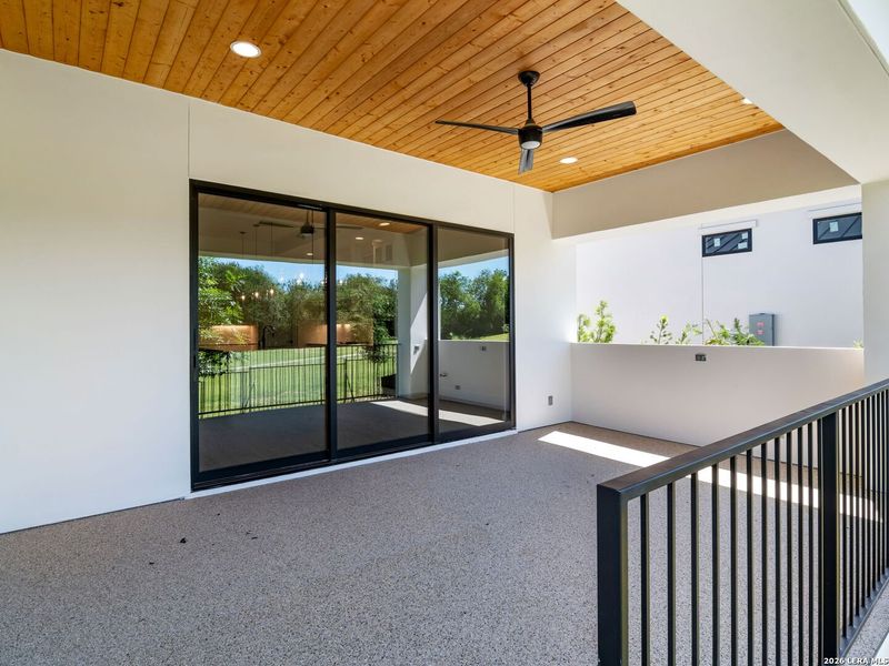 Exterior details and patio area of a home in , San Antonio (Image 3).