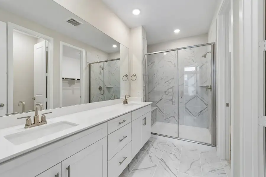 Representative furnished interior of a home built from the Delaney by Landon Homes in Lexington Frisco, Frisco (Image 12).
