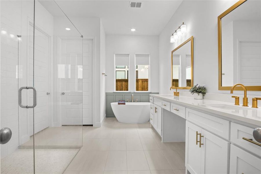 Furnished interior view inside a new home in , Aledo (Image 24). Furnished interior view inside a new home in , Aledo (Image 24).