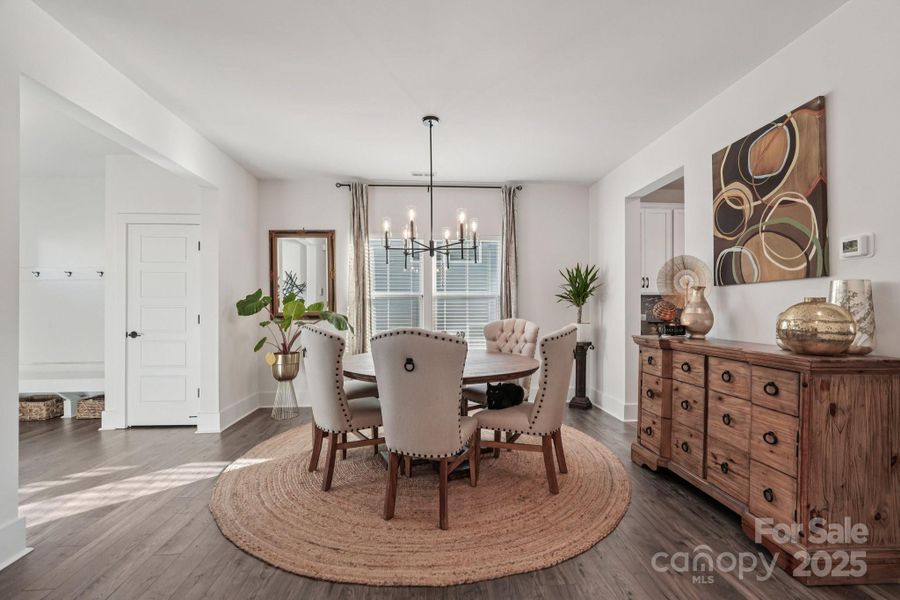 Furnished interior view inside a new home in Lowell Woods, Lowell (Image 6).