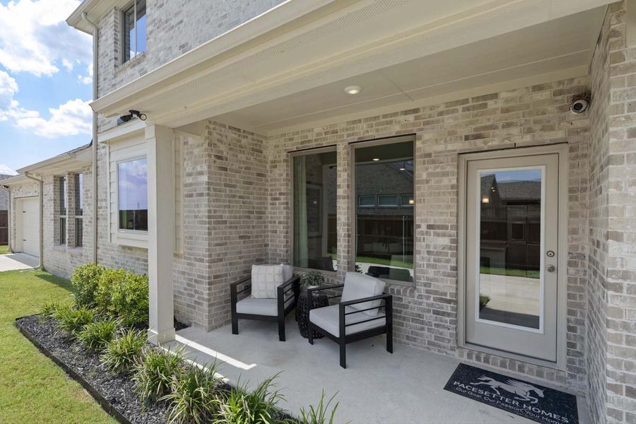 Exterior details and patio area of a home in Elevon, Lavon (Image 3). Exterior details and patio area of a home in Elevon, Lavon (Image 3).