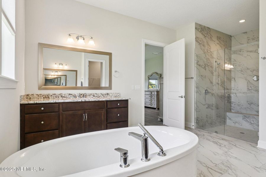 Furnished interior view inside a new home in , St. Augustine (Image 47).