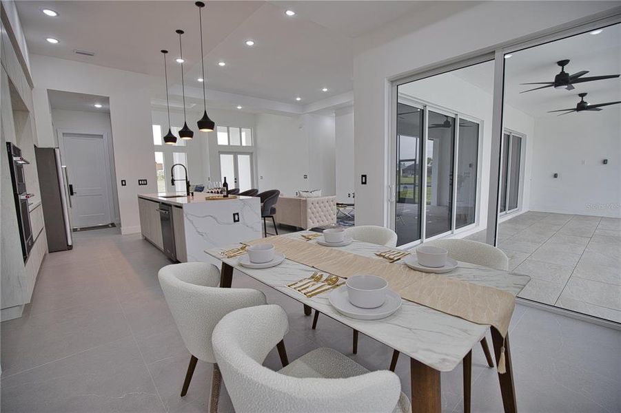 Furnished interior view inside a new home in , Rotonda West (Image 7). Furnished interior view inside a new home in , Rotonda West (Image 7).